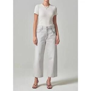 Citizens of Humanity Gaucho Vintage Wide Leg Jeans in Comet (Gray) Size 25